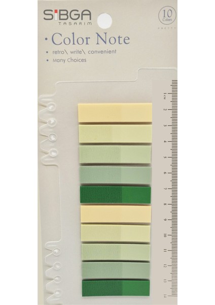 Şeffaf Renkli Postit Post-It Post It. Kitap Ayracı Ayraç Postit Sticker Not Kağıdı 200 Yaprak