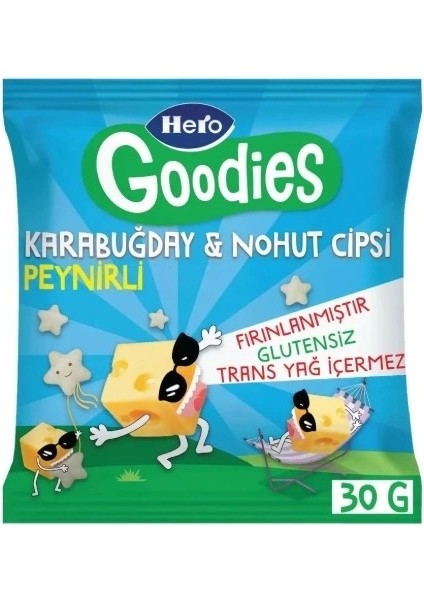 Nessiworld Hero Goodies Peynirli Sağlıklı Cips 30 gr