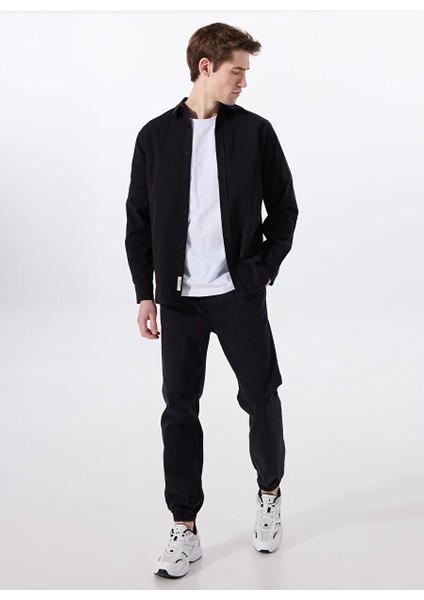 Antrasit Erkek Jogger Yıkamalı Pantolon M4WM-PNT-1426