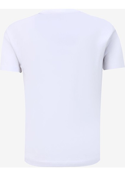 Bisiklet Yaka Beyaz Erkek T-Shirt 3DPT07PJM9Z fiyatları