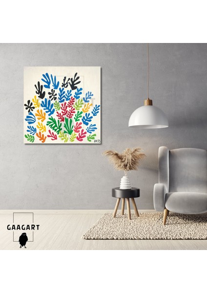 Kare Kanvas Tablo Ünlü Eserler Henri Matisse-La Gerbe