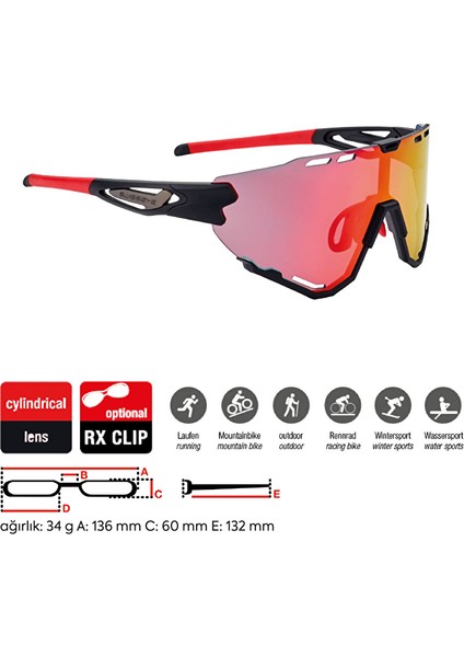 Mantra Black Matt/red