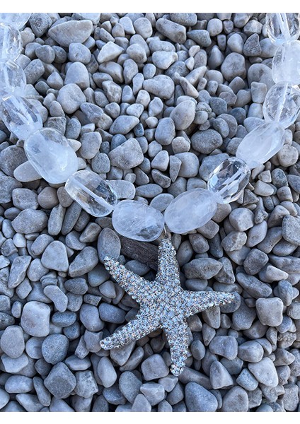 Royal Crystal White Sea Star Kolye modelleri