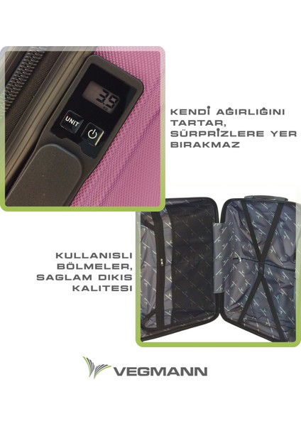 Tartılı Scavel Violet 3 Lü Valiz Seti fırsatları