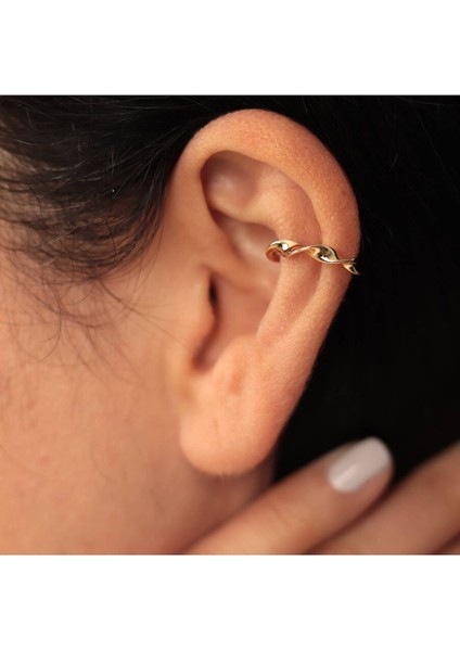 Burgu Cuff Küpe