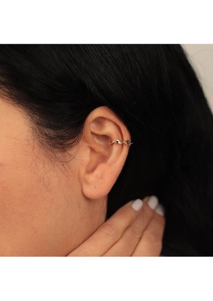 Burgu Cuff Küpe
