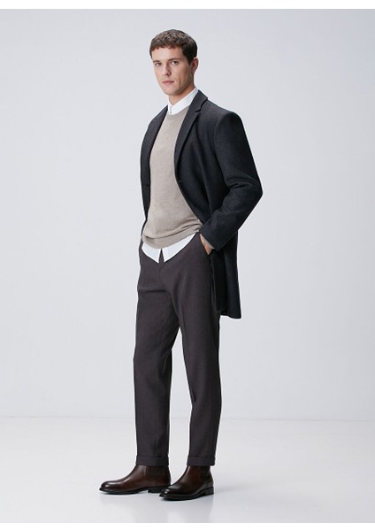 Beyaz Erkek Gömlek Slim Fit Düz Gömlek 1093081