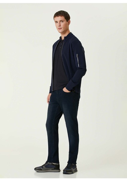 Lacivert Erkek Slim Fit Çizgili Polo T-Shirt 1091957 modelleri