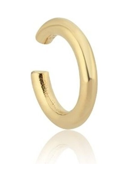Simit 14 Ayar Altın Ear Cuff