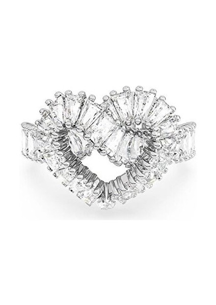 5647590 Swarovski Yüzük Matrix:ring Hrt Woven Whi/rhs 55