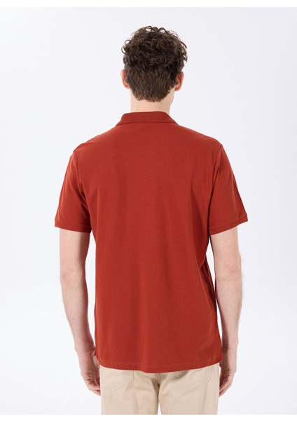 Kiremit Erkek Polo Yaka Basic Polo T-Shirt Nobro K Cepsız indirimleri