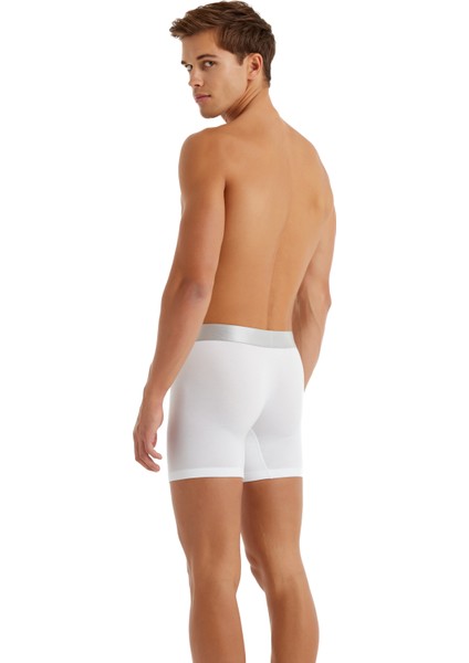 Erkek Modal Elastan Boxer Silver 9302 - Beyaz fiyatları