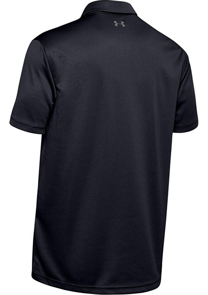 1290140-001-TECH P Siyah Erkek Polo T-Shirt