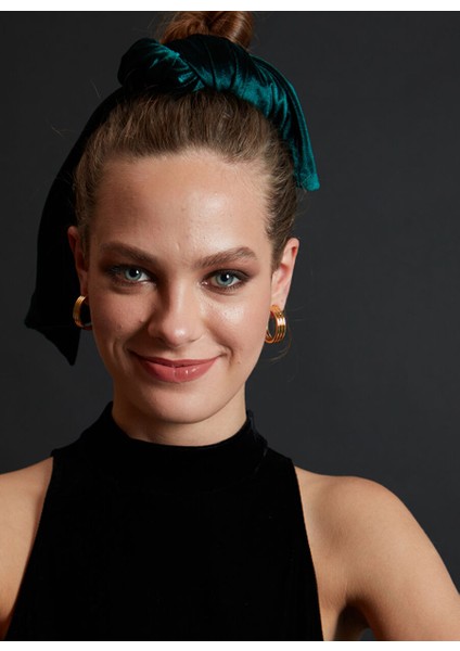 Lisa Lina Karen Hoops Halka Formlu Altın Kaplama Kadın Küpe fiyatları