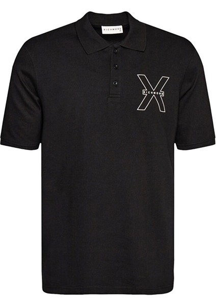 Siyah Erkek Polo T-Shirt UMP24207PO