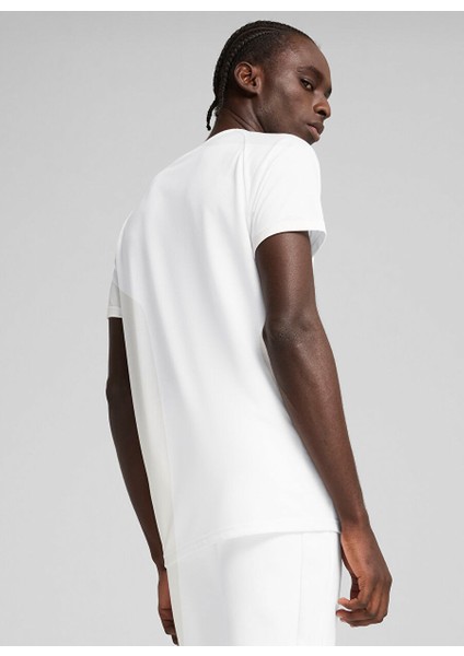 68461102 Evostrıpe Tee Beyaz Regular Fit Düz Erkek T-Shirt