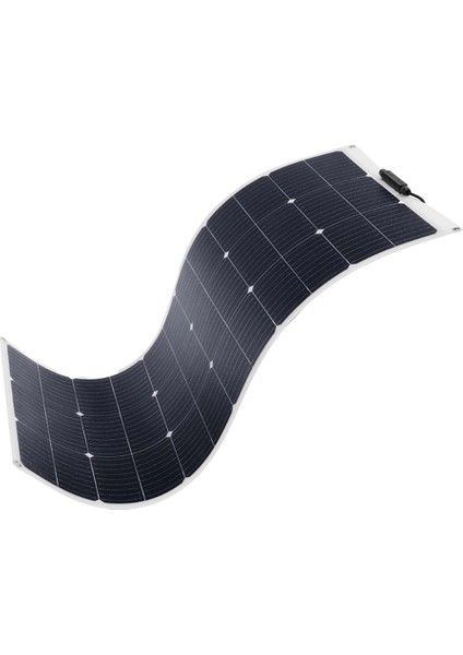 Sicco - Antfea 100W Ultra Hafif Esnek Monokristal Güneş Paneli - Karavan, Tekne ve Kamp Için Ideal