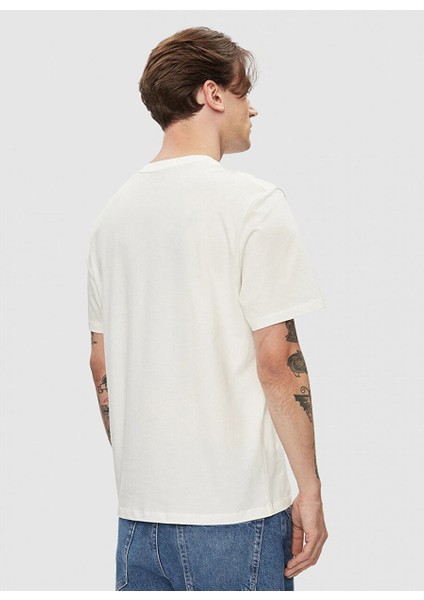 Ekru Erkek Regular Fit Baskılı T-Shirt PM509390 803 Claude fırsatları