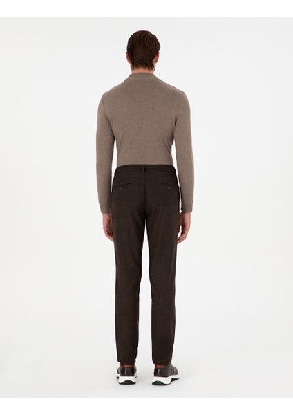 Kahverengi Ex. Slim Fit Kumaş Pantolon fırsatları