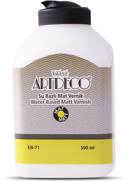 Su Bazlı Mat Vernik 500Ml