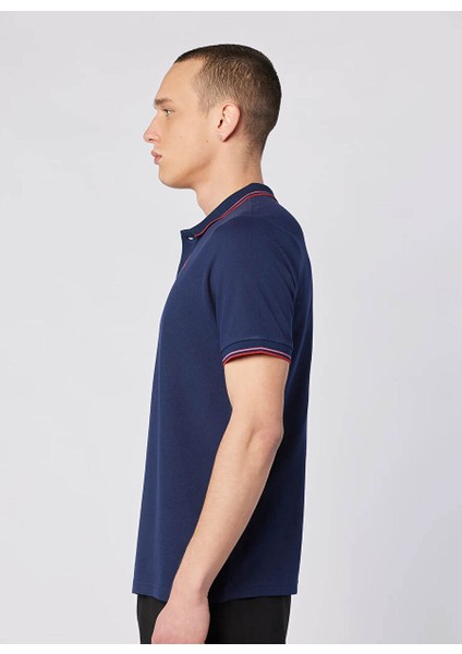 311P6GW-FG6 Korpo Ezıo 2 Tur Lacivert Erkek Regular Fit Polo T-Shirt fırsatları