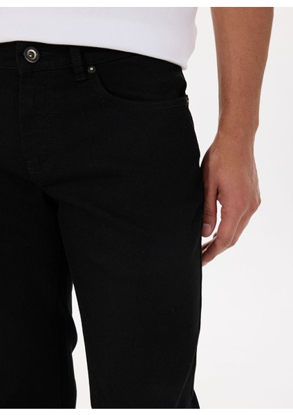 Gmg Fırenze Siyah Erkek Slim Fit Denim Pantolon GU25MSS01311
