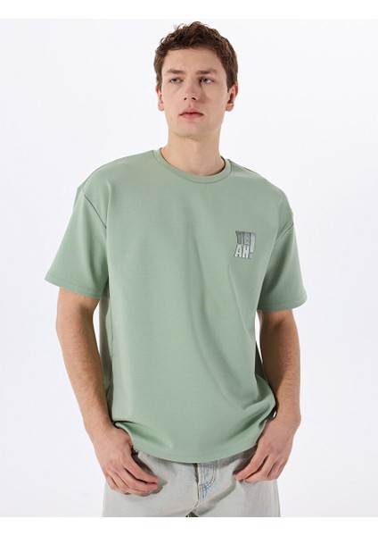 Gmg Fırenze Mavi Erkek Oversize T-Shirt GU25MSS03017