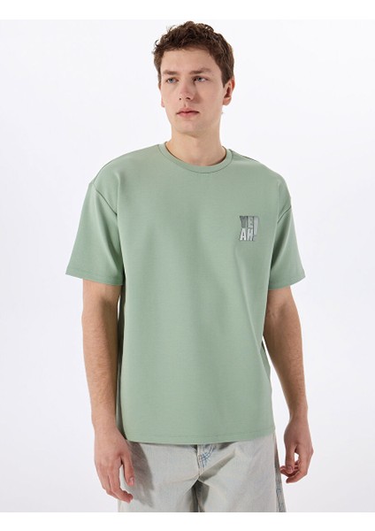 Gmg Fırenze Mavi Erkek Oversize T-Shirt GU25MSS03017
