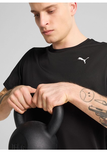 Siyah Erkek Regular Fit Düz T-Shirt 52590801 M Tad Essentıals Solıd Cat