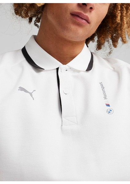 Beyaz Erkek Regular Fit T-Shirt 62415402 Bmw Mms Polo Puma White fiyatları