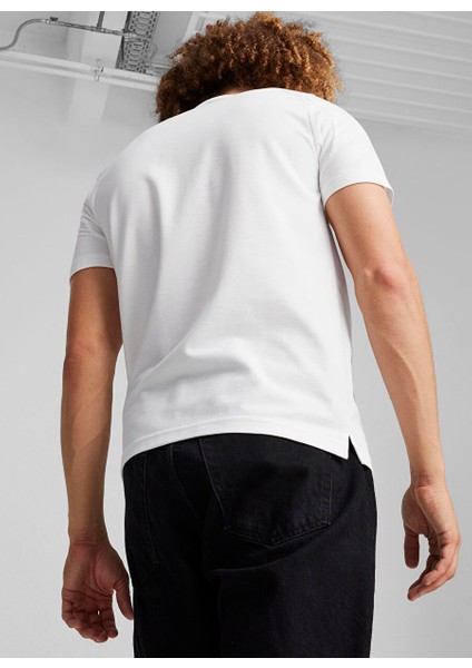 Beyaz Erkek Regular Fit T-Shirt 62415402 Bmw Mms Polo Puma White indirimleri