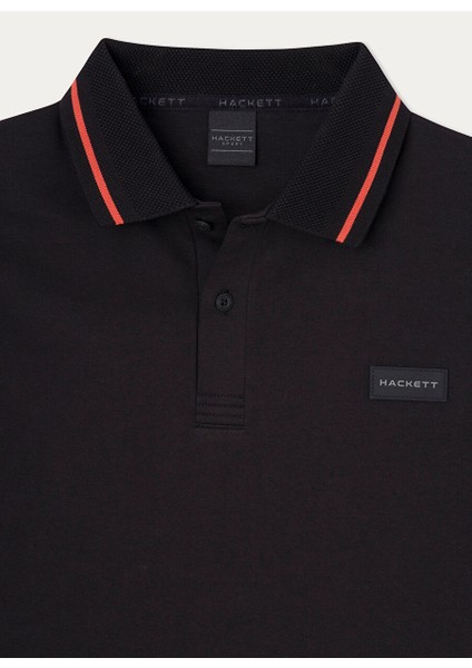 Siyah Erkek Slim Fit Polo T-Shirt HM563230 fiyatları