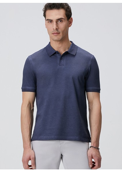 Lacivert Erkek Slim Fit T-Shirt 1094339