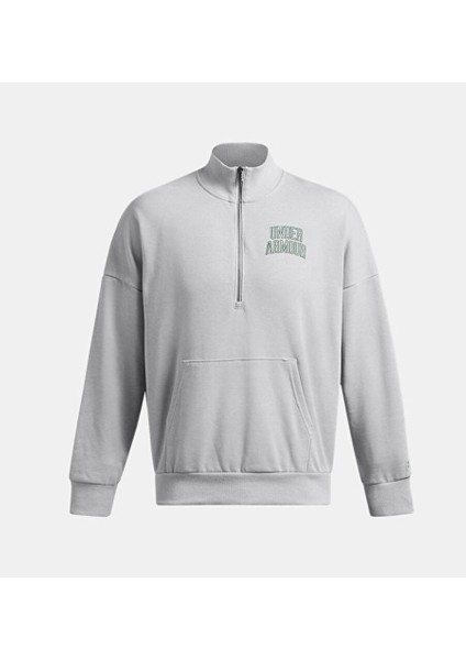 Erkek Ua Icon Heavyweight Terry Oversized 1/2 Fermuarlı Sweatshirt 1386550-011 fırsatları