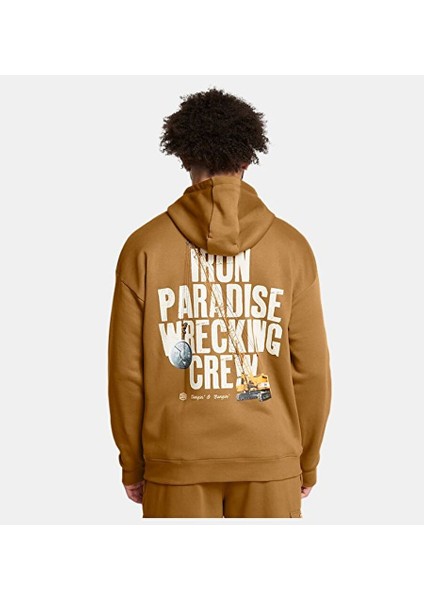 Erkek Ua Project Rock Icon Fleece Kapüşonlu Üst 1386902-707