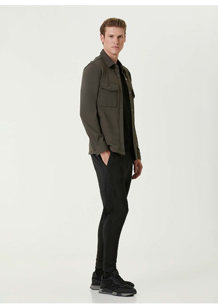 Siyah Erkek Slim Fit Düz T-Shirt 1092954 modelleri