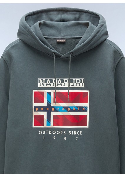 Yeşil Erkek Bisiklet Normal Düz Sweatshirt NP0A4IBDG1S1_B-DOREES H