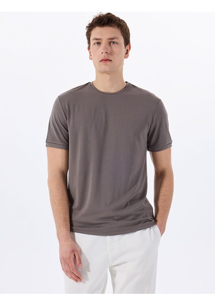 Gmg Fırenze Gri Erkek Slim Fit T-Shirt GU25MSS03014
