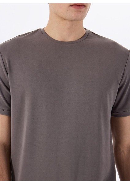 Gmg Fırenze Gri Erkek Slim Fit T-Shirt GU25MSS03014