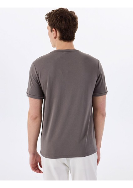 Gmg Fırenze Gri Erkek Slim Fit T-Shirt GU25MSS03014