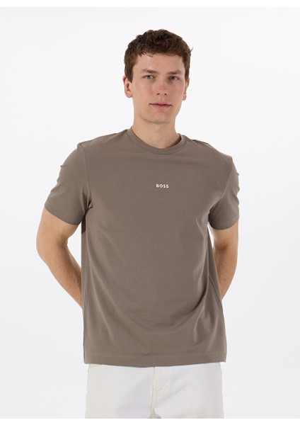 Ekru Erkek Relaxed T-Shirt Tchup