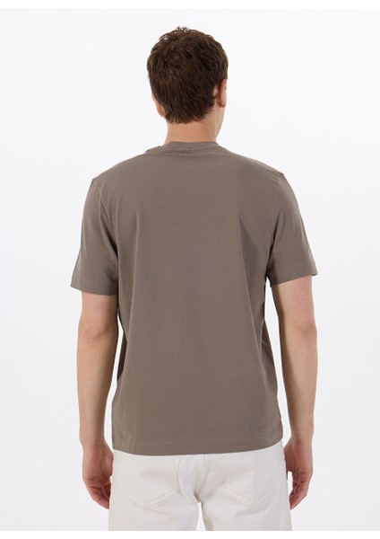Ekru Erkek Relaxed T-Shirt Tchup