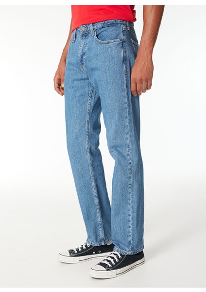 Erkek Düz Paça Straight Denim Pantolon M4YA1BD5DO2GAM1 Gj G16 Straıght Eco