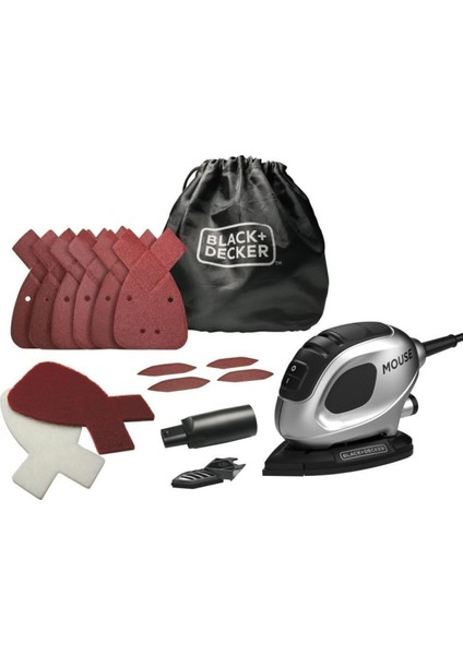 Silver Series Mouse Detay Zımpara Makinesi ve Aksesuar Seti 55 W BEW230SBCK-QS