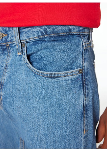 Erkek Düz Paça Straight Denim Pantolon M4YA1BD5DO2GAM1 Gj G16 Straıght Eco