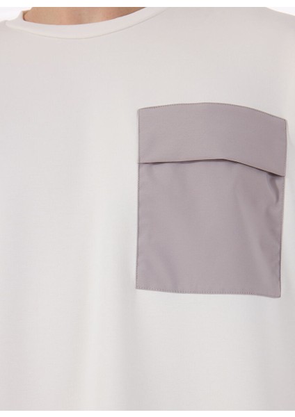 Gmg Fırenze Ekru Erkek Regular Fit T-Shirt GU25MSS03009