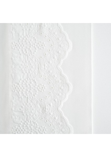 Ahter Battal Boy Nevresim Takımı Organik Pamuk Saten Brodeli Krem 240X220 cm fiyatları