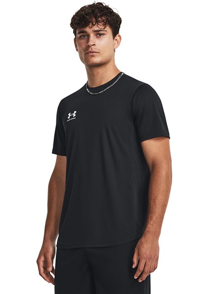 1379589-001 Ua M's Ch. Train Ss Siyah Erkek Bisiklet Yaka Slim Fit T-Shirt