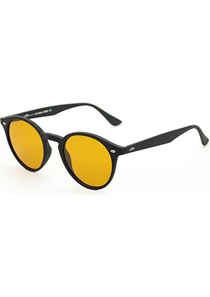 Letoon Matte Black Unisex Güneş Gözlüğü