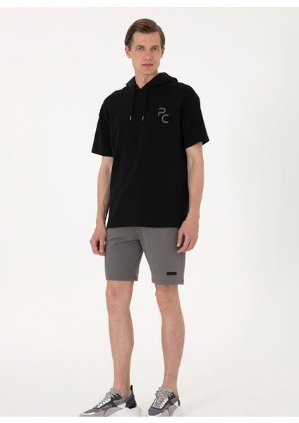 Antrasit Erkek Regular Fit Sweat Şort James-K